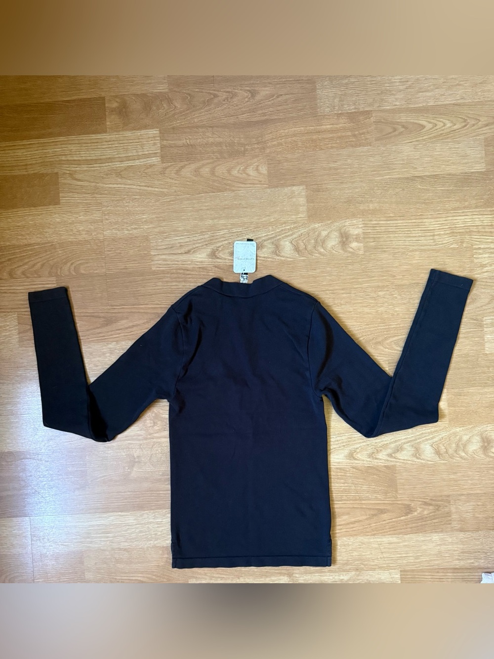 Free People Wide Away Layering Top - Black - Picture 4 of 6